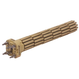 Spezifisches Keramikheizelement Ø47mm stabförmige Ummantelung Vierkantkopf 99021  - DIFF für Atlantic: 029610/029653/029654/0990