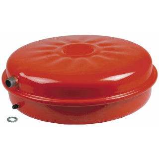 Gefäß mit Membran gebördelt Ø 3/4 - 390 x 140 12 Liter