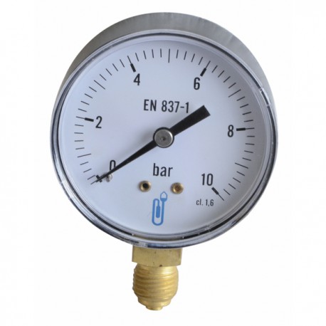 Manometer 0-10 bar, 1/4" AG - DIFF