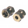 Schneidringverschraubung Gerade F3/8 x Rohr 10mm   (X 2) - DIFF