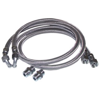 Ölschlauch 2 x flexible gebogen 1000mm avec 2 raccords