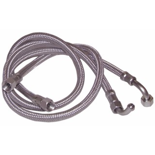 Ölschlauch F3/8" x F3/8" gewinkelt 90°   (X 2)