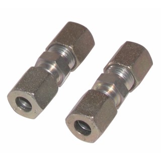 Gerades Rohr 8mm x Rohr 8mm   (X 2) - DIFF