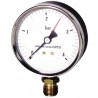 Druckmesser Wasser und Luft 0 bis 4 bar Durchmesser 80mm M3/8"
