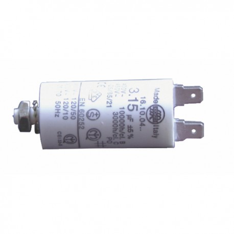 Standard permanenter Kondensator 14 µF (Ø40 xLg.72 xGesamt 96)