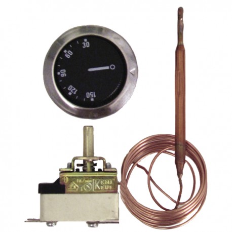 Temperaturregler Begrenzer mit Fühler und Kapillarreglung Typ AB224L TU-F 30/90° deg