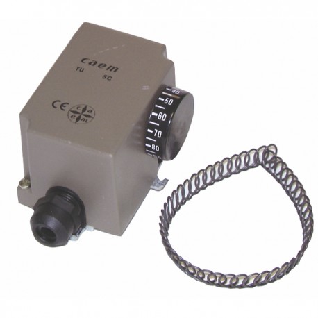 Thermostat mit Gehäuse steckbar CAEM Typ TU SC DT