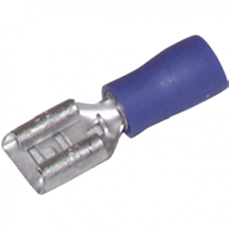 Kabelschuhe PTFE weiblich blank Ø 6.35   (X 50)