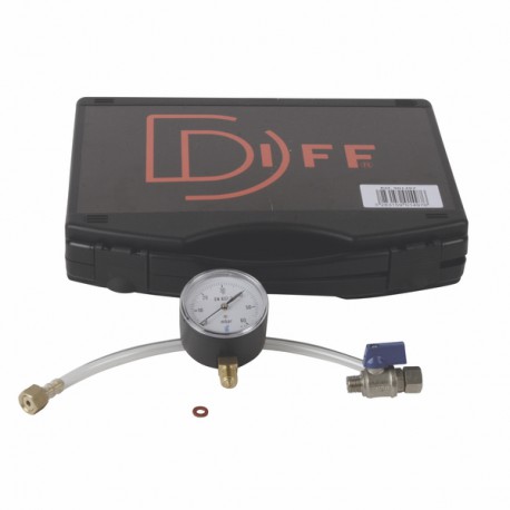 Koffer Gasdruck Druckmesser Gas 60 mbar  - DIFF