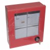 Key box cabinet and safety valve