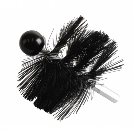 Entrußen Rohrbürste Nylon "hohe Temperatur" Durchmesser 125mm für Ofen mit Pellets