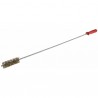 Rohrbürste mit Stiel aus vermessingtem Stahl Durchmesser 40mm Stiel 8mm
