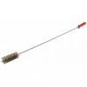 Rohrbürste mit Stiel aus vermessingtem Stahl Durchmesser 50mm Stiel 8mm
