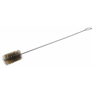 Rohrbürste mit Stiel aus vermessingtem Stahl Durchmesser 70mm  Stiel 8mm