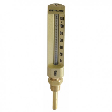 Industrieller Thermometer  gerade 0/120°C