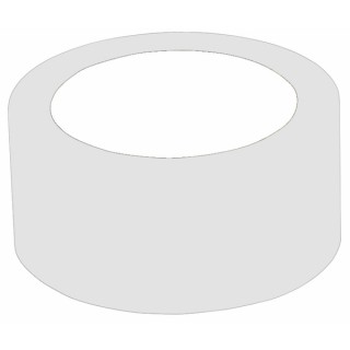 Klebeband Klebeband PVC weiß (50mm x 33m)  - DIFF