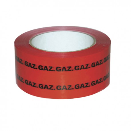Klebeband - Klebeband PVC rot Gas (50mm x 100m)