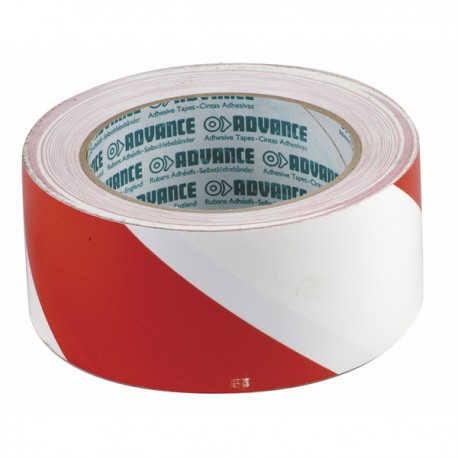 Klebeband Markierung rot/weiß (50mm x 33m)  - DIFF