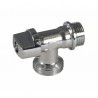 Armatur - Ventil 1/4 Umdrehung Waschmaschine gebogen M1/2"