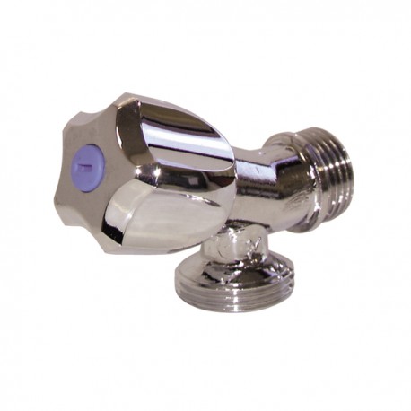Armatur - Einfaches Ventil Waschmaschine gebogen M1/2"