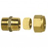 Klemmringverschraubung - Gerade M3/8 x Rohr 10mm  (X 10) - DIFF