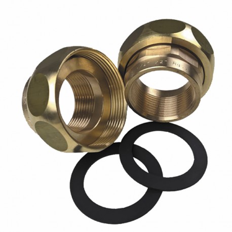 Zubehör Umwälzpumpe Verschraubungs-Set Brass 3/4'  - GRUNDFOS: 529982
