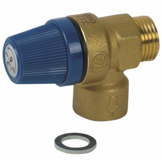 Brauchwasserventil 9 bar 1/2 - FERROLI: 39809950