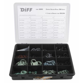 Koffer mit 285 Dichtungen - DIFF für Saunier Duval: COFFRET 258 JOINTS