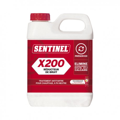 Schalldämpfer x 200 -  Kanister 1 Liter - SENTINEL: X200L-12X1L-EXP