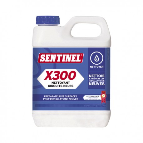 Heizungssystemreiniger X300 - Kanister 1 Liter - SENTINEL: X300L-12X1L-EXP