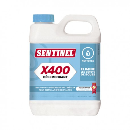 Entschlammer x400 -  Kanister 1 Liter - SENTINEL: X400L-12X1L-EXPB