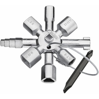 Multifunktionaler Schlüssel KNIPEX TwinKey® - KNIPEX: 00 11 01