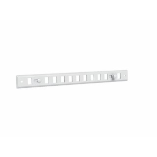 Verschließbares Gitter aus vorlackiertem weißem Aluminium GO BL 300 x 30 - ANJOS: 7120