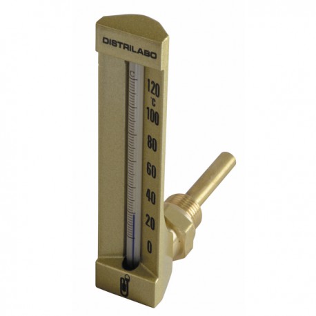 Industrieller Thermometer Winkel 0/120°C