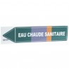Flexible adhesive label - Domestic hot water (X 10)