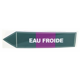 Unstarre klebende Etikette - Kaltwasser (X 10) - DIFF