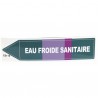 Flexible adhesive label - Domestic cold water (X 10)