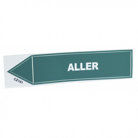 Unstarrer Aufkleber - Vorlauf (X 10)
