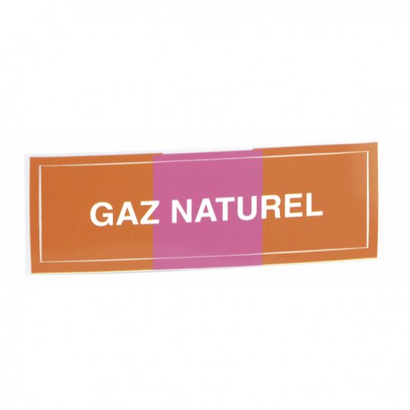 Adhesive label - Natural gas  (X 10)