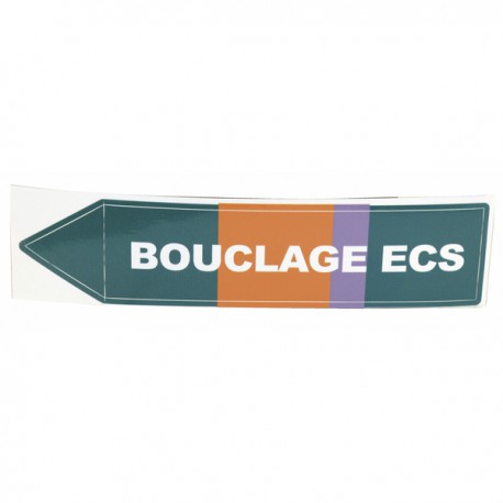 Flexible adhesive label - Closing ECS (X 10)