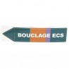Flexible adhesive label - Closing ECS (X 10)