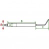 Spezifische Elektrode K10/K20 (1 Stück)  - HOFAMAT: 170024