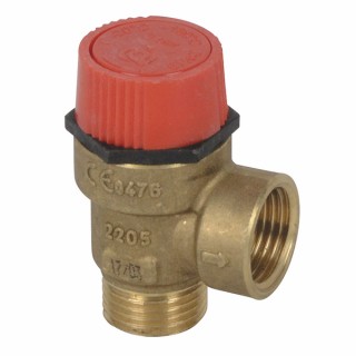 Sicherheitsventil AG/IG, 15 x 21, 3 bar - DIFF