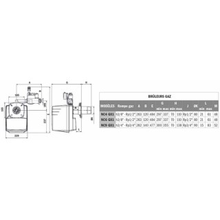 Gasbrenner CB-NC10 GXE - CUENOD: 3836578