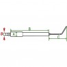 Ionisationssonde DTG300 - DIFF für De Dietrich Chappée: 81178036