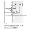 Einfacher elektronischer Thermostat HAGER elektronisch 25513 - HAGER: 25513