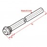 Anode 3/4""- Ø 22 mm  Länge 300  - DIFF