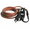 Kabel 3m 220V mit Steckdose und Thermostat  - DIFF