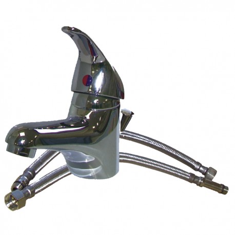 Baustellen-Armatur - Waschtischbatterie mit Kette