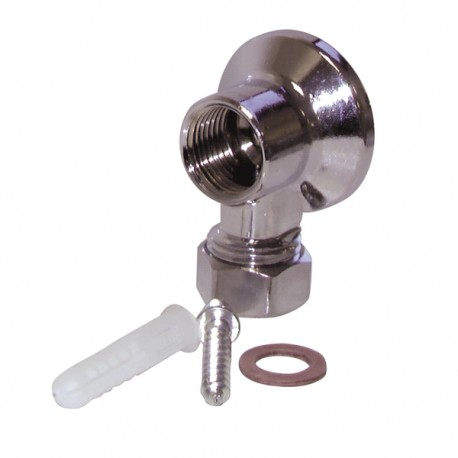Armatur - Wandbefestigung  F1/2" Bördelrand 14mm